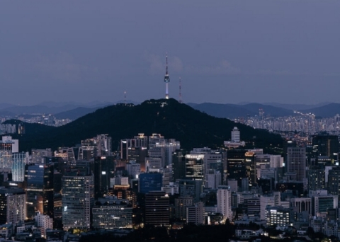 仁王山夜景